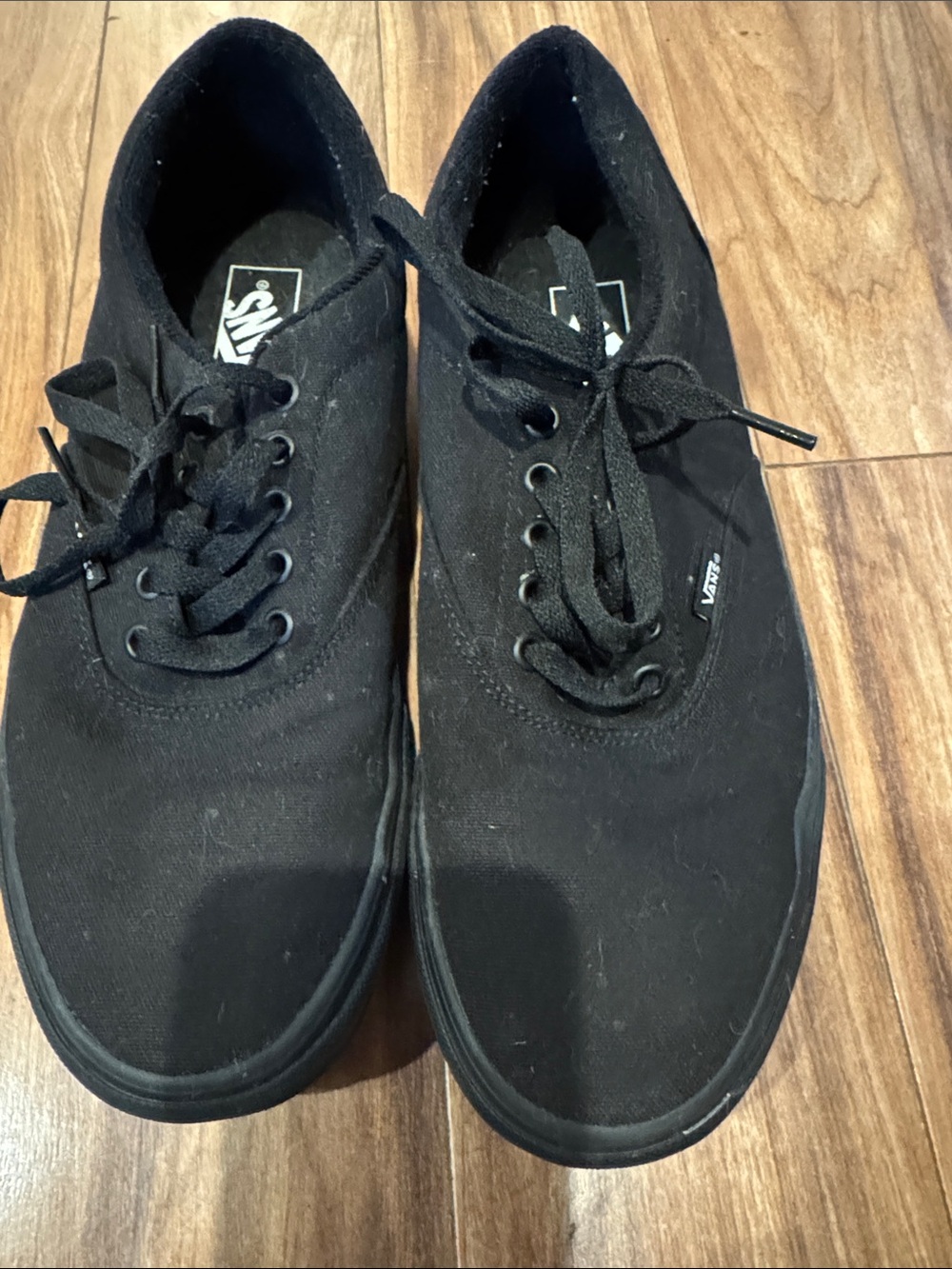 Vans Men’s Classic Low-Top Canvas Sneakers - Black